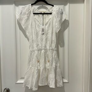 NWT South Moon Under Juniper Blu Eyelet Cover Up